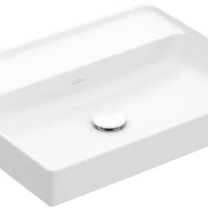 Top-Angebot Villeroy & Boch Collaro Waschbecken 600x470mm Rechteck Weiß Alpin