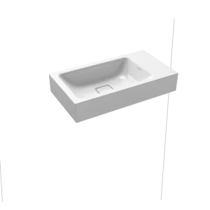Kaldewei CONO Wand-Handwaschtisch, alpinweiß, 550x300 mm, Perl-Effekt, Antidröhn, ohne Überlauf Neu Im Sortiment