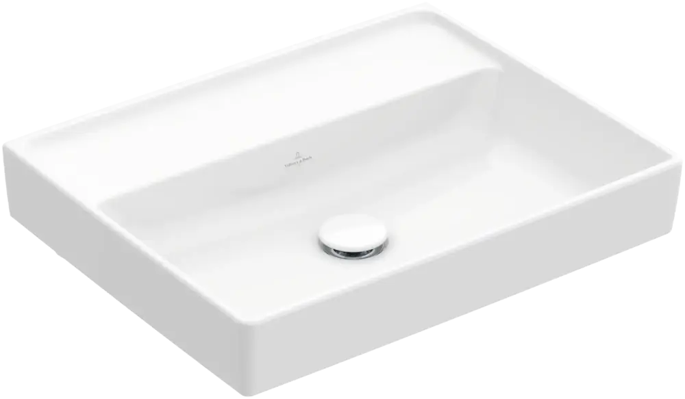 Abverkauf Villeroy & Boch Collaro Waschbecken 550x440mm, Rechteck ohne Überlauf, Weiß Alpin