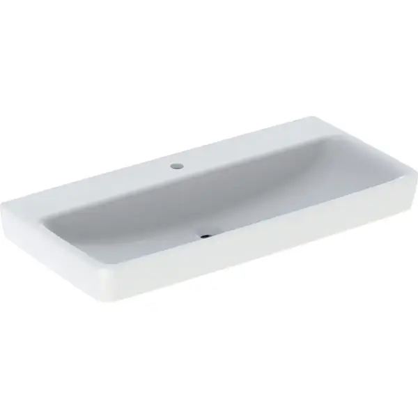 Abverkauf Wandwaschtisch „Renova Plan“, rechteckig 100 × 48 cm in weiß alpin