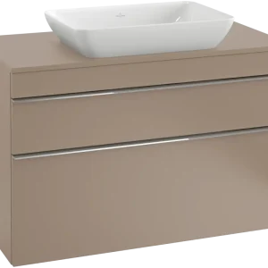 Villeroy & Boch Venticello Halbeinbau-Aufsatzwaschbecken 550x360mm Rechteck Weiß Alpin Saisonangebot