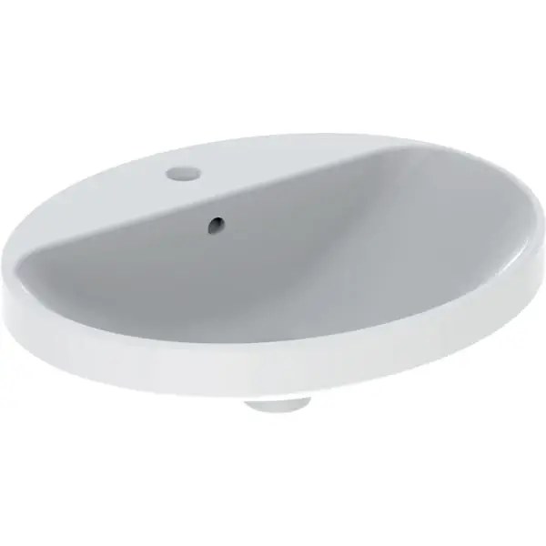 Einbauwaschtisch „Variform“ 55 × 45 cm in weiß alpin Knallerangebot