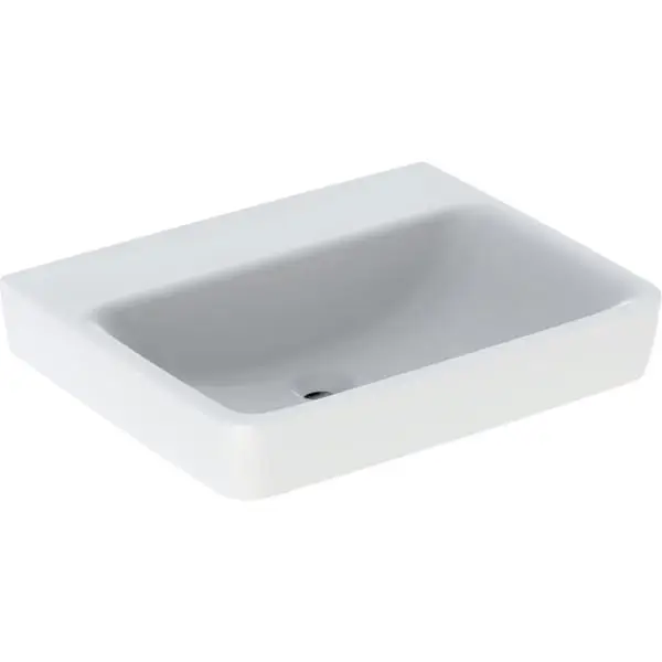 Neue Kollektion Aufsatzwaschtisch „Renova Plan“, rechteckig 60 × 48 cm in weiß alpin