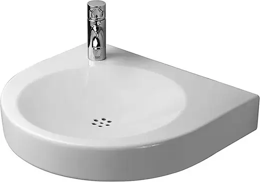 Schneller Versand Waschtisch Architec Vital Med 575 mm ohneÜL, mitHLB, HL rechts, weiß