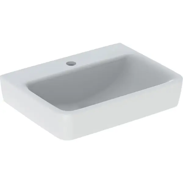 Kostenloser Rückversand Wandwaschtisch „Renova Plan“, rechteckig 50 × 38 cm in weiß alpin