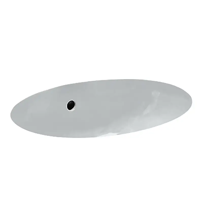 Markenprodukt Einbauwaschtisch von unten BIROVA 405x530x200 ohne Hahnloch mit Überlauf weiß