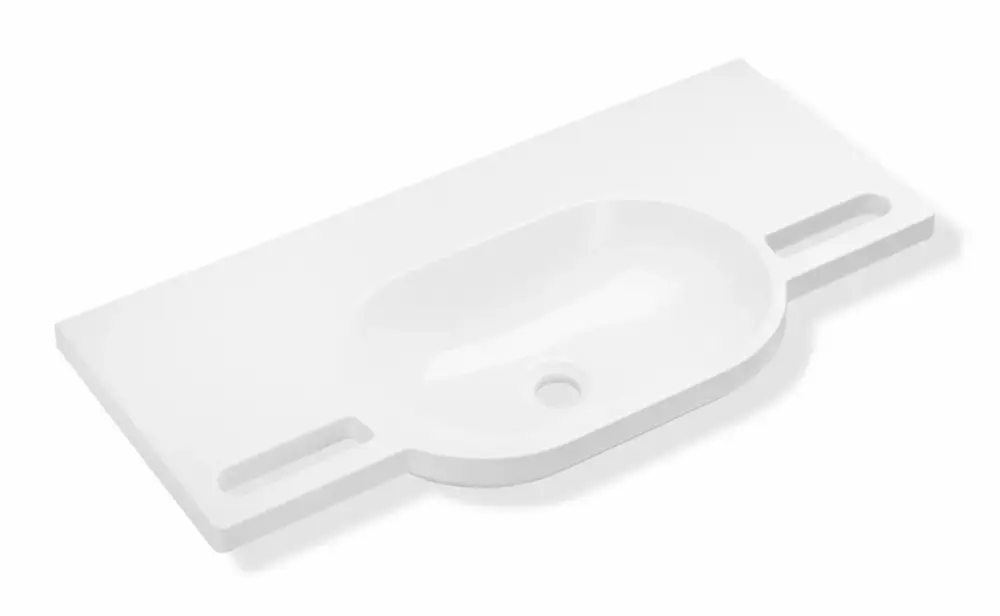 Garantierte Lieferung HEWI Waschtisch PG87, alpinweiß, B: 850 mm, T: 415 mm