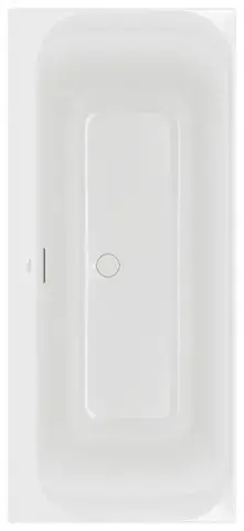 Abverkauf Villeroy & Boch Badewanne mit eckiger Innenform „Loop & Friends“ rechteck 180 × 80 cm, Mittelablauf, Sonderangebot