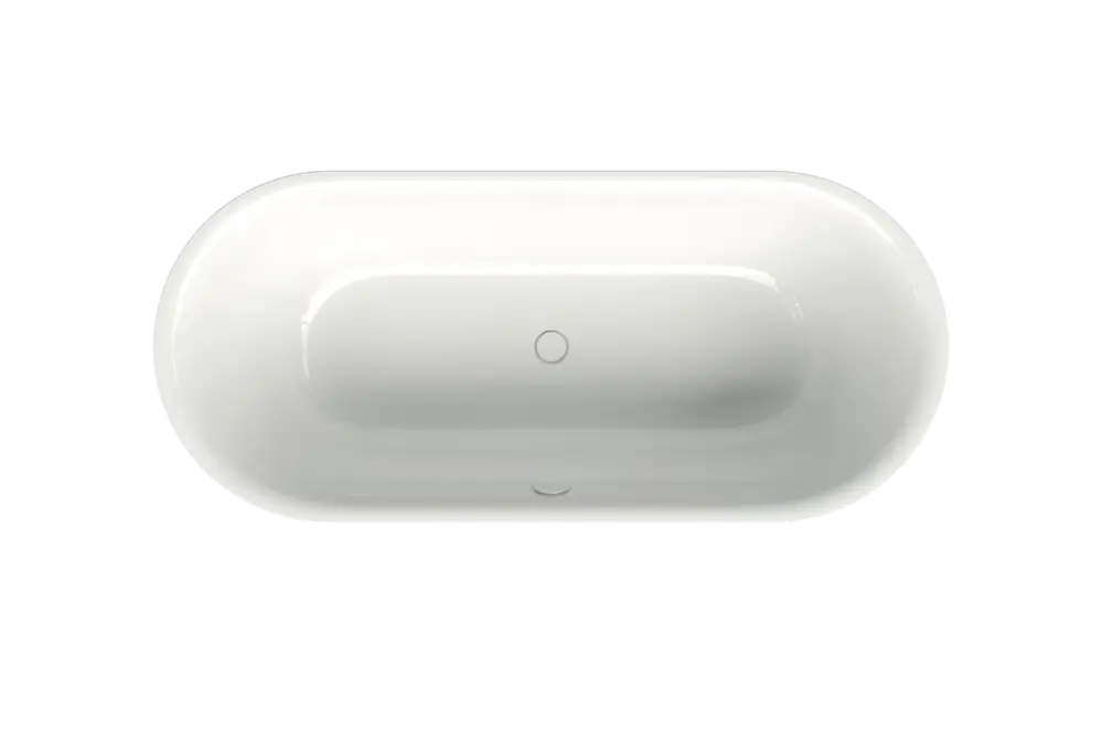 Billig Bette Badewanne „BetteLux Oval“ oval 170 × 75 cm in Weiß, mit Überlauf