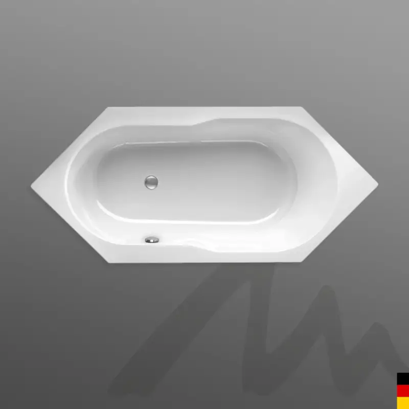 Mauersberger Badewanne „oleca“ 1900 × 850 mm in Weiß Knallerangebot