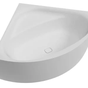 Hoesch Badewanne „iSensi“ Monolith eck 150 × 150 cm, mit Schürze in Weiß Solange Der Vorrat Reicht