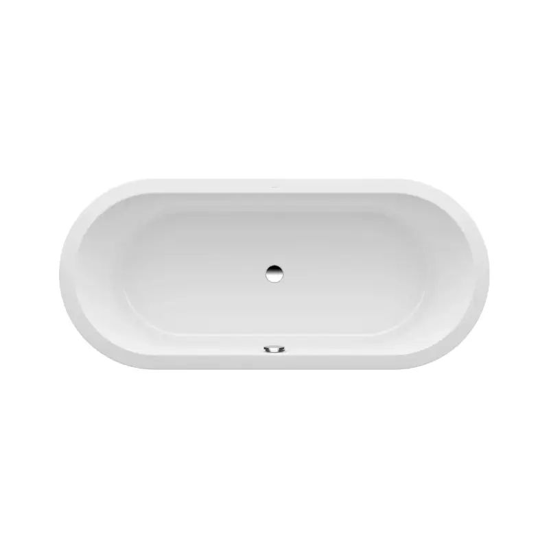 Schneller Versand Laufen Badewanne „PRO“ oval 180 × 80 cm in Weiß