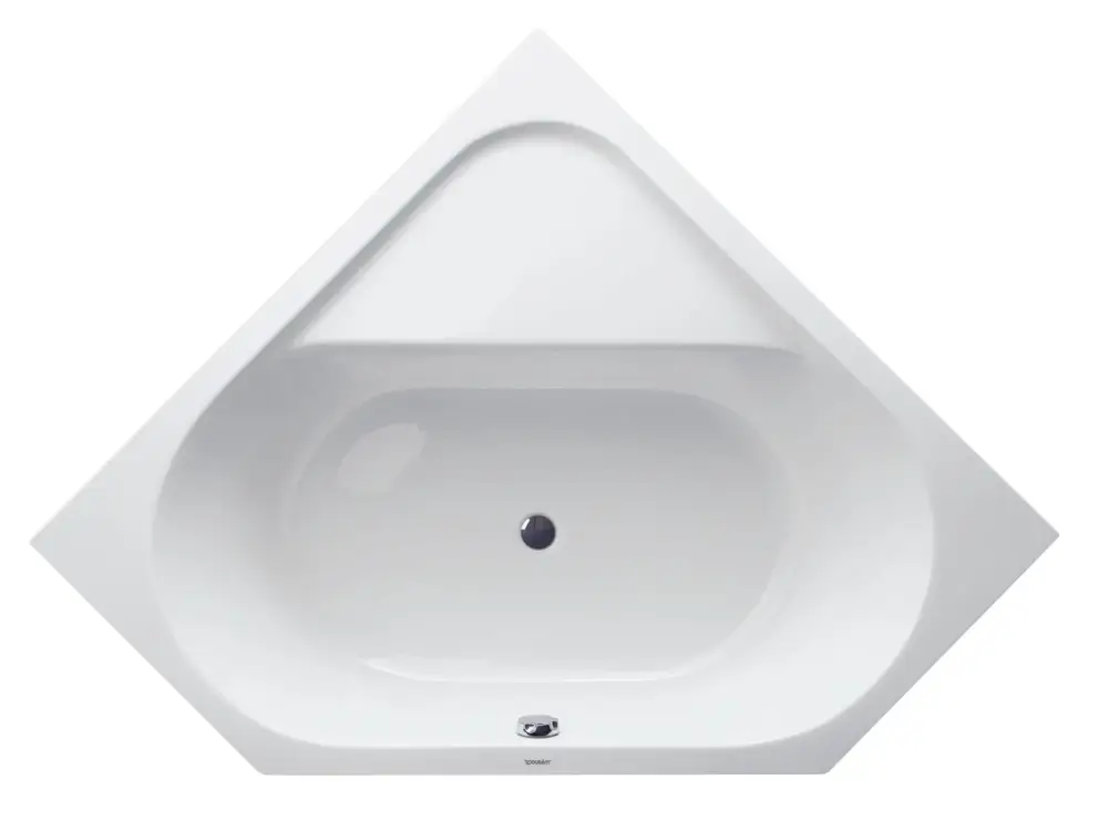 Duravit Badewanne „D-Code“ eck 1400 × 1400 mm, Mittelablauf in Weiß Meistverkauft