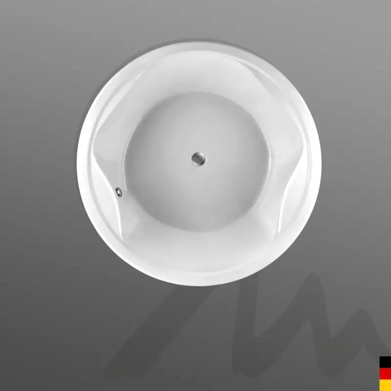 Wochenendangebot Mauersberger Badewanne „coperi“ 1950 × 1950 mm in Weiß