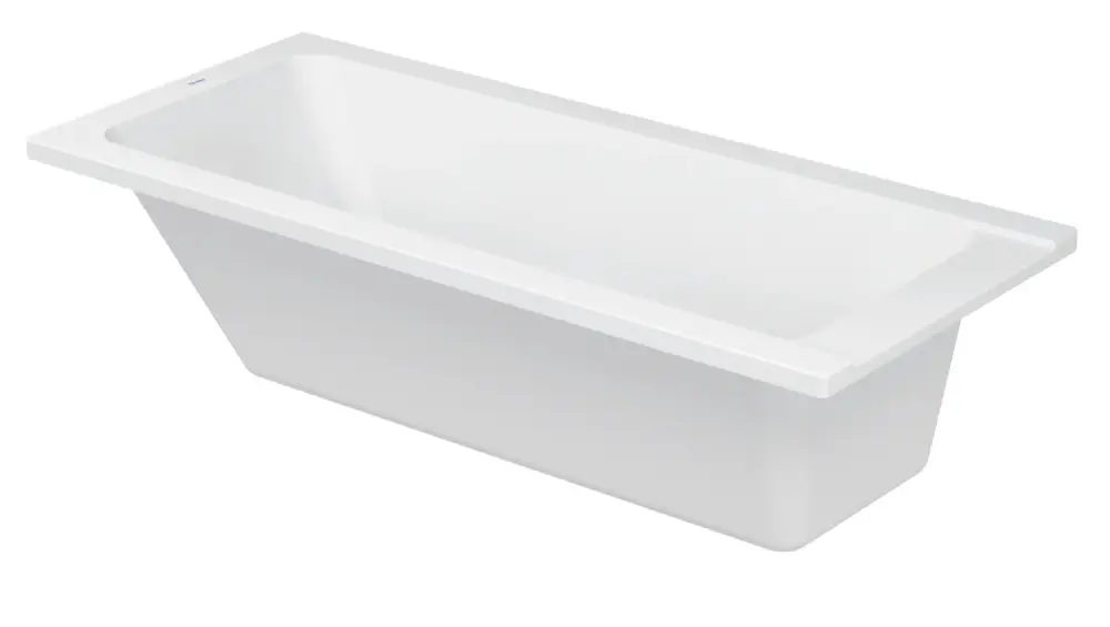 Duravit Badewanne „D-Code“ rechteck 1600 × 700 mm, Fußablauf in Weiß Sonderangebot