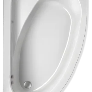 Mauersberger Badewanne „aspera“ 1500 × 1000 mm, links in Weiß Abverkauf