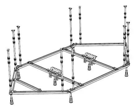 Schneller Versand Hoesch Untergestell für Badewanne 203,5 × 88,5 cm