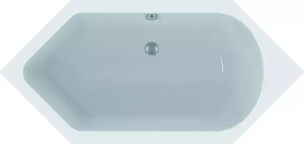 Sale Badundu Badewanne sechseck 1900 × 900 mm, Mittelablauf
