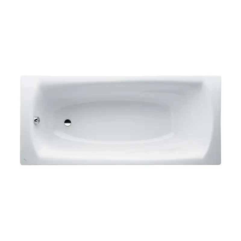 Einbau-Badewanne PALLADIUM 750x1700x430 aus Stahl inklusive Schallschutz weiß Must-Have