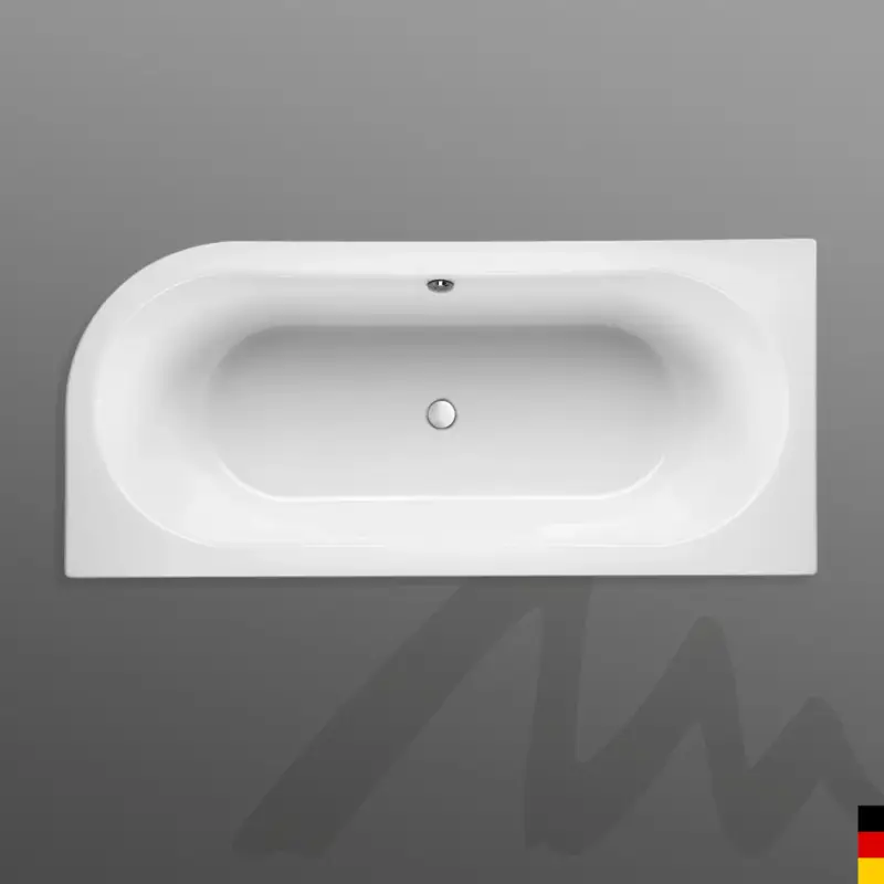 Mauersberger Badewanne „primo 1 uno“ 1700 × 750 mm, rechts in Weiß Nur Für Kurze Zeit
