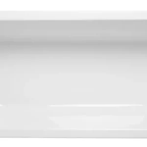Begrenztes Angebot Integra Badewanne 160 x 75 cm Körperformwanne Einbauversion Weiß Hochglanz
