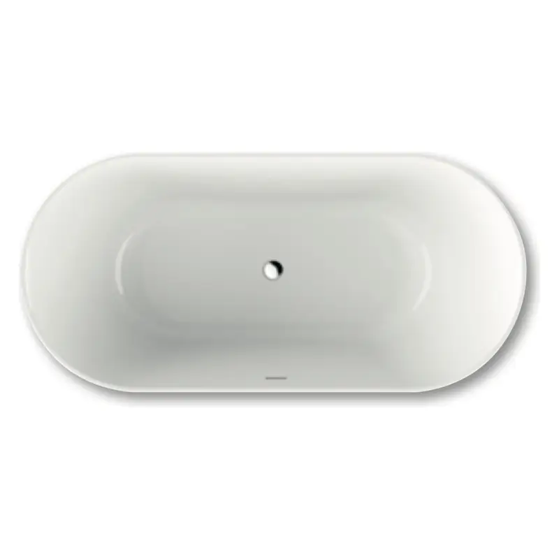 Aktuell repaBAD Badewanne „Pod F“ freistehend oval 1800 × 850 mm in Weiß
