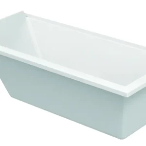 Billig Duravit Badewanne „Starck“ rechteck 1600 × 700 mm, Fußablauf in Weiß