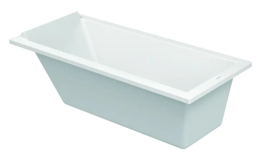 Billig Duravit Badewanne „Starck“ rechteck 1600 × 700 mm, Fußablauf in Weiß