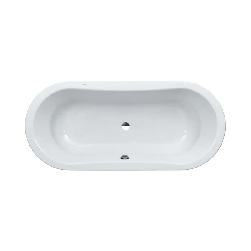 Einbau-Badewanne THALLIUM 800x1800x420 aus Stahl inklusive Schallschutz weiß Kracherpreis