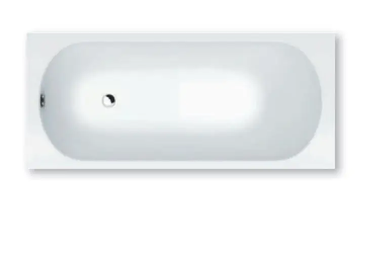 Sichere Zahlung repaBAD Badewanne „Pod Mono“ 1700 × 700 mm, Fußablauf in Weiß