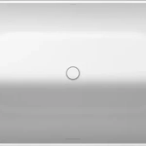 Badundu Badewanne freistehend oval 1600 × 750 mm, Mittelablauf Sonderangebot