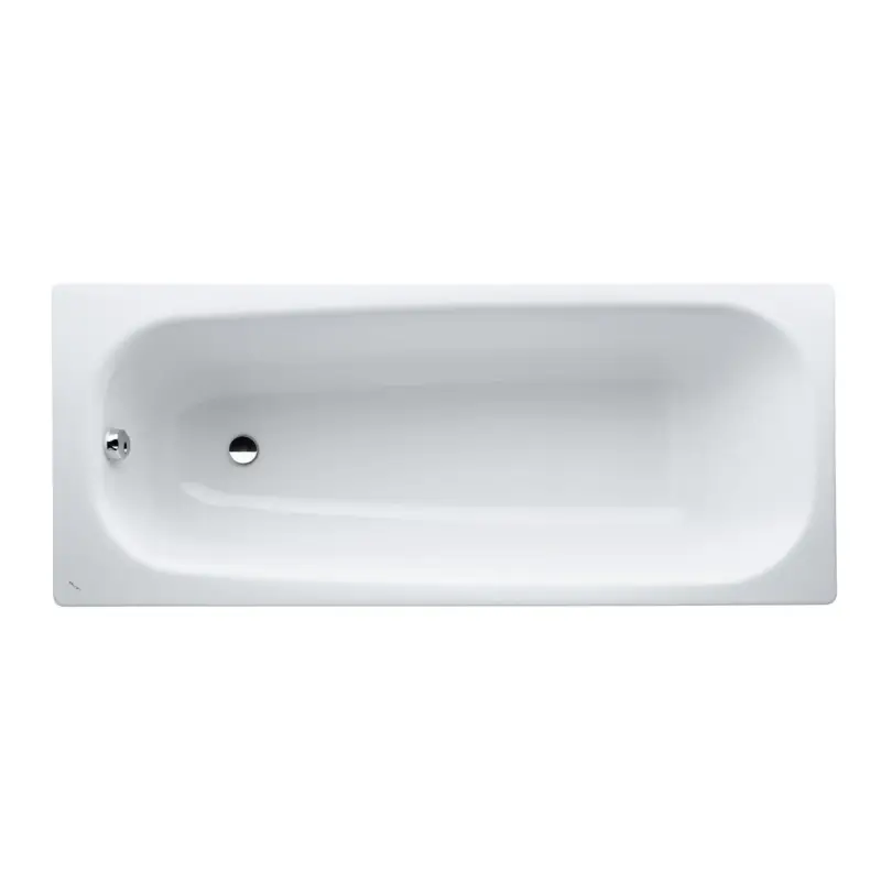 Einbau-Badewanne PRO 700x1600x395 aus Stahl inklusive Schallschutz weiß Kracherpreis