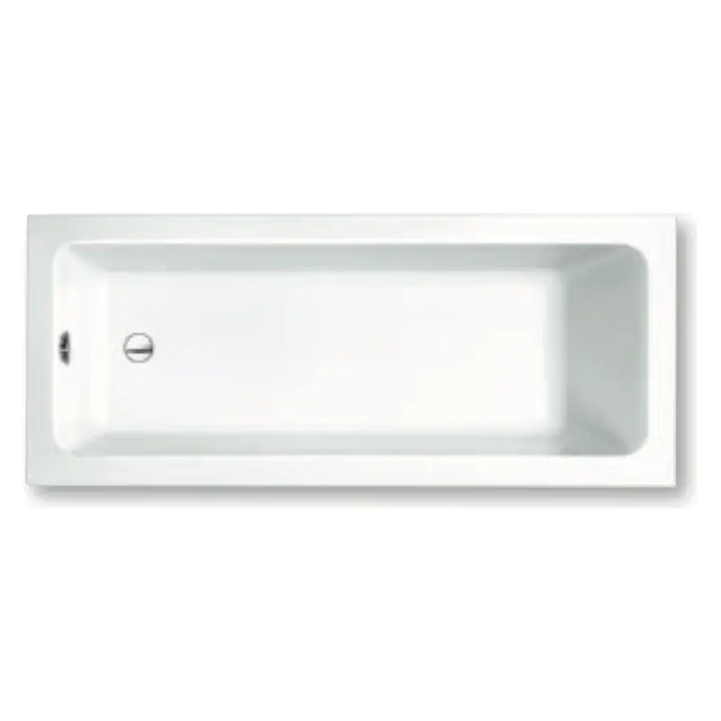 Knallerangebot repaBAD Badewanne „Abano Mono“ rechteck 1700 × 750 mm, Fußablauf in Weiß