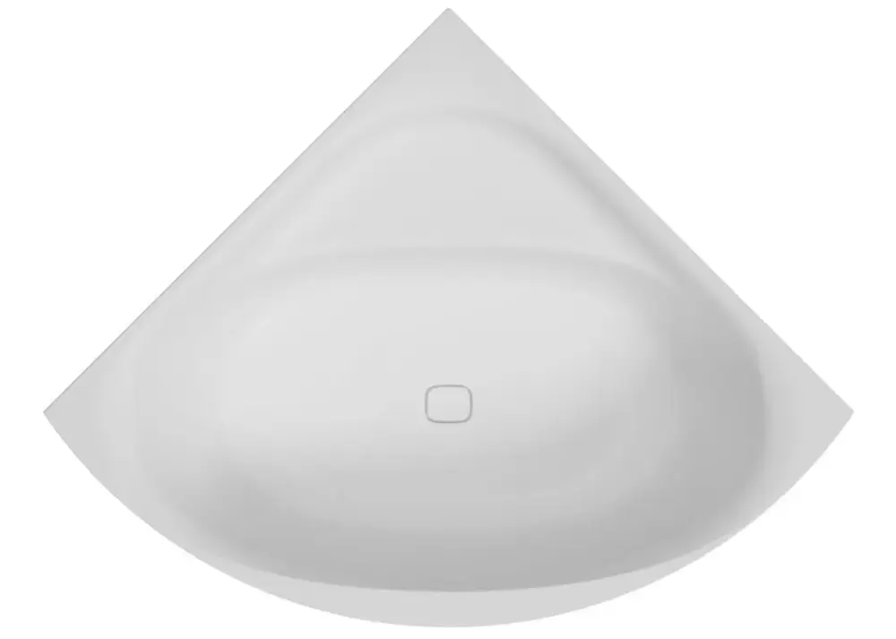 Gratis Versand Hoesch Badewanne „iSensi“ eck 150 × 150 cm in Weiß