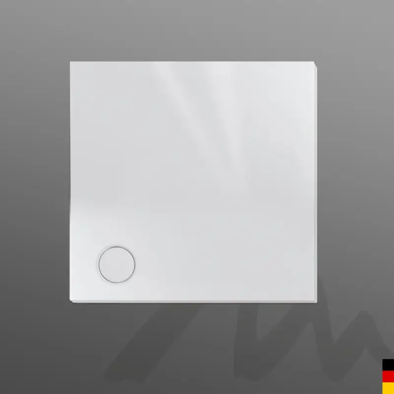 Mauersberger Duschwanne „davisi“ 800 × 800 mm in Weiß Kostenloser Rückversand