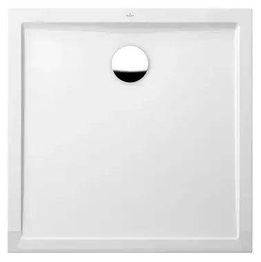 Villeroy & Boch Futurion Flat Quadratische Duschwanne UDQ0900FFL1V, 900x900x25 mm, Weiß Alpin Expressversand