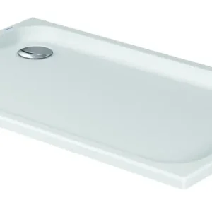 Bestseller Duravit rechteck Duschwanne „D-Code“ 130 × 75 cm ohne Antislip, ohne Oberflächenveredelung, in Weiß