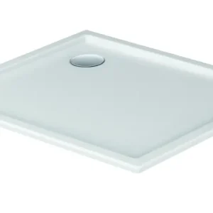 Bestseller Duravit rechteck Duschwanne „Starck Slimline“ 90 × 75 cm ohne Antislip, ohne Oberflächenveredelung, in Weiß
