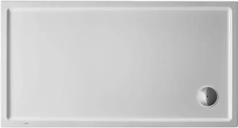 Neue Ware Duravit rechteck Duschwanne „Starck Slimline“ 140 × 80 cm ohne Antislip, ohne Oberflächenveredelung, in Weiß