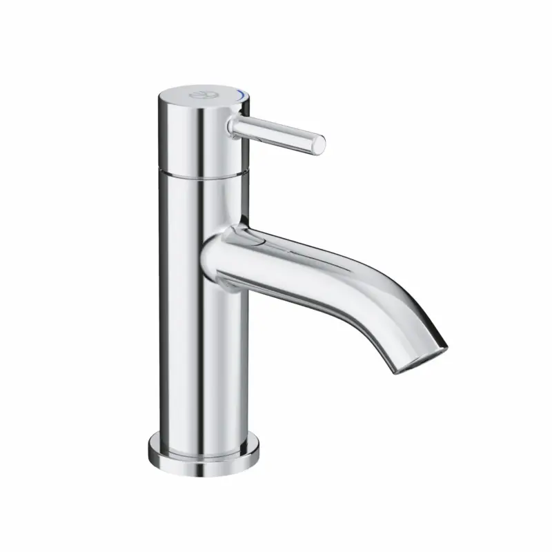 Direktkauf Kludi BOZZ Standventil chrom - 1-Loch Montage, geschlossener Metallhebel, Keramik-Oberteil 90 Grad, Durchfluss 5 l/min bei 3 bar, Anschluss G1/2