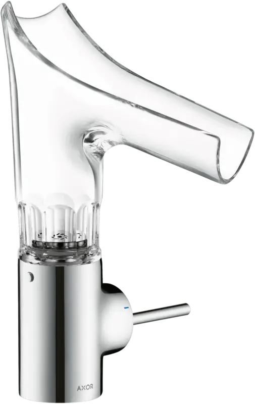 Meistverkauft Hansgrohe AXOR Starck V Einhebel-Waschtischmischer 140 Chrom mit Glasauslauf
