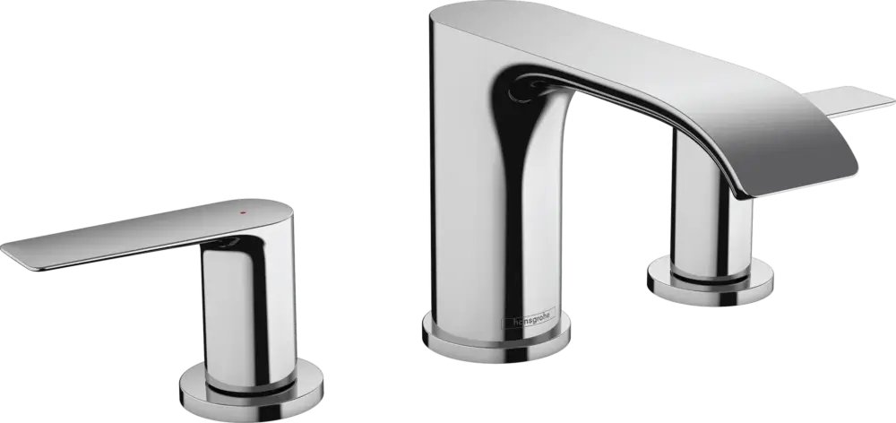 Hansgrohe Vivenis 3-Loch Waschtischarmatur 90 mit Zugstangen-Ablaufgarnitur, Chrom Ausverkauf