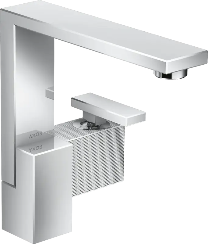 Hansgrohe AXOR Edge Einhebel-Waschtischmischer 190 mit Push-Open Ablaufgarnitur - Diamantschliff, Chrom Jetzt Kaufen