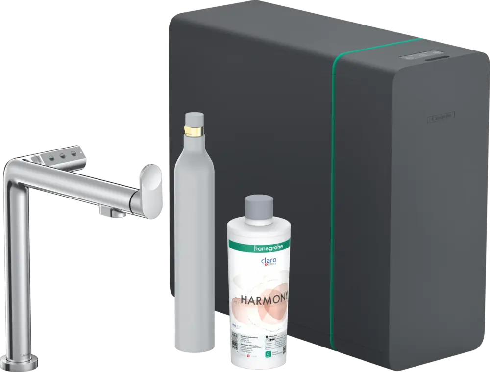 Abverkauf Hansgrohe Aqittura M91 SodaSystem 240, 1jet, Starter Set chrom
