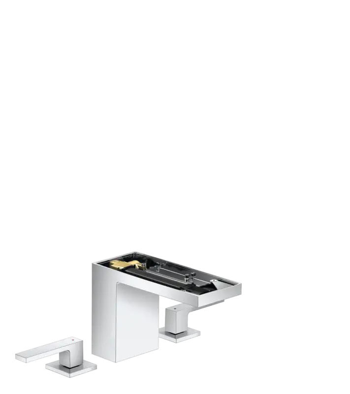 Meistverkauft Hansgrohe AXOR MyEdition 3-Loch Waschtischarmatur 110 mit Push-Open Ablaufgarnitur Chrom