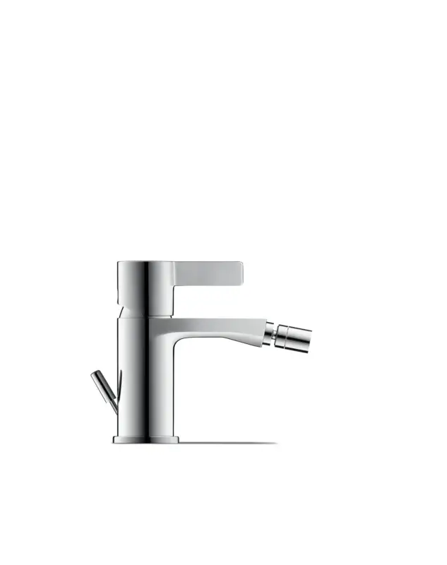 Neu Im Sortiment D-Neo Einhebel-Bidetmischer mit Zugstange, Ausladung 125mm