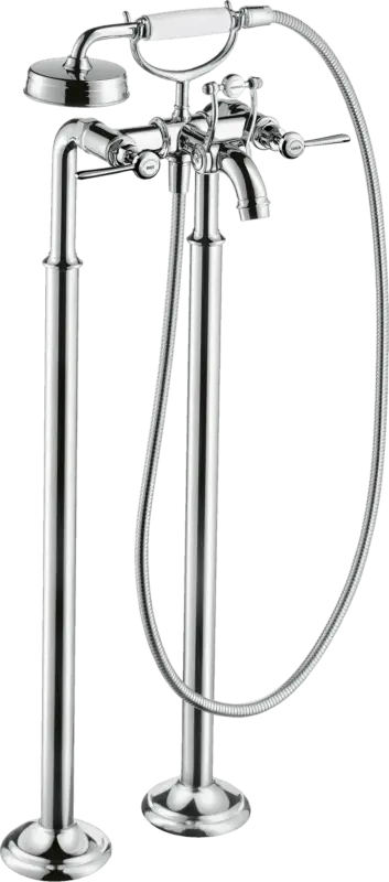 Hansgrohe AXOR Montreux 2-Griff Wannenarmatur bodenstehend, Chrom Preiswert