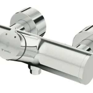 Neuheit Aufputz-Duscharmatur VITUS VD-SC-M / u, Mischwasser, Selbstschluss-Aufputz-Duscharmatur, 2 RFV, 2x DN 15 G 1/2 AG, DN 15 G 1/2 AG (unten), chrom