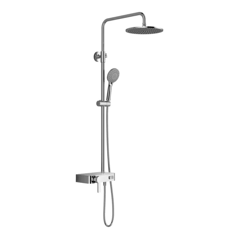 HSK Shower-Set Umsteller „RS 200 AquaSwitch Mix“ mit Einhebelmischer Ausladung 385 mm in weiß / chrom Heißes Angebot