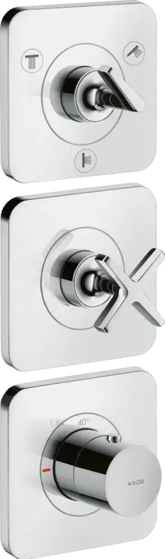 Hansgrohe AXOR Citterio E Thermostatmodul 380⁄120 Unterputz Chrom Kostenfreie Lieferung